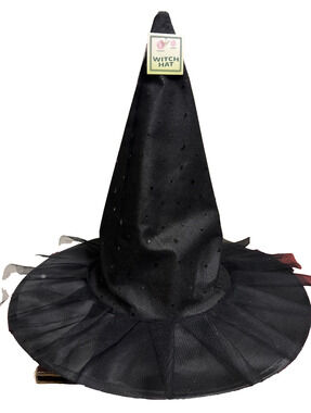 Target Black Witch Hat For Kids 3 & up Halloween Costume new